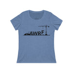 Lifting with AWRF Light Women's Relaxed Jersey Short Sleeve Scoop Neck Tee