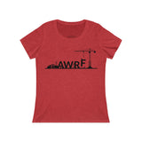 Lifting with AWRF Light Women's Relaxed Jersey Short Sleeve Scoop Neck Tee